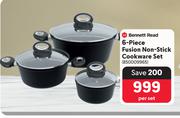 Bennett Read 6 Piece Fusion Non Stick Cookware Set-Per Set