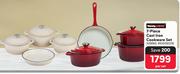 Totally Home 7 Piece Cast Iron Cookware Set-Per Set