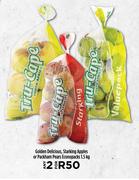 Golden Delicious, Starking Apples Or Packham Pears Econopacks-For 2 x 1.5Kg