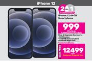 2 x Apple iPhone 12 64GB Smartphone-On 1.3GB Red Core More Data