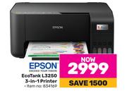Epson Eco Tank L3250 3 In 1 Printer