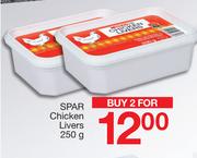 Spar Chicken Livers-For 2x250g