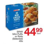 Spar Mini Puffs Or Rolls (Selected)-40's Each