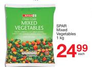 Spar Mixed Vegetables-1kg Each