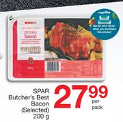 Spar Butcher's Best Bacon (Selected)-200g Per Pack