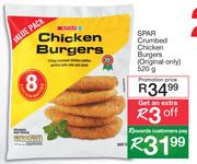 Spar Crumbed Chicken Burgers (Original Only)-520g