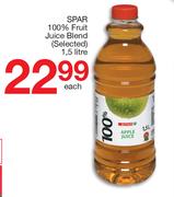 Spar 100% Fruit Juice Blend (Selected)-1.5Ltr Each