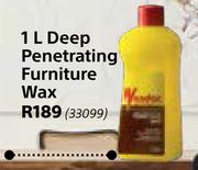 Where To Use  Woodoc Deep Penetrating Furniture Wax 