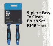 Go Paint 5 Piece Easy To Clean Brush Set