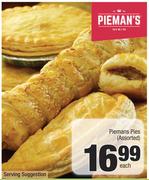 Piemans Pies Assorted-Each