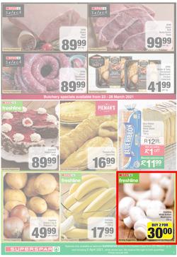 SUPERSPAR EASTERN CAPE (23 March - 5 April 2021) Valid in Gqeberha, East London, Knysna, George, Jeffrey's Bay, ST Francis Bay, Port Alfred, Plettenberg Bay, Uitenhage, Queenstown & Sedgefield, page 3