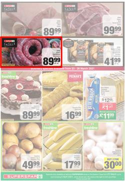 SUPERSPAR EASTERN CAPE (23 March - 5 April 2021) Valid in Gqeberha, East London, Knysna, George, Jeffrey's Bay, ST Francis Bay, Port Alfred, Plettenberg Bay, Uitenhage, Queenstown & Sedgefield, page 3