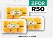 Persimmon Punnets-For 3