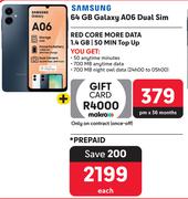 Samsung Galaxy A06 64GB Dual Sim-Each