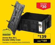 Camp Master Ammo Box Durable Utility Crate 850020433-46Ltr
