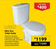Lusso Miro Eco Toilet Suite 850023892