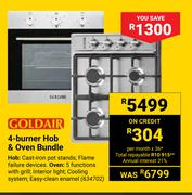 Goldair 4-Burner & Oven Bundle 634702