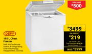 Defy Chest Freezer 543182-195Ltr