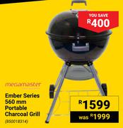 Megamaster Ember Series 560mm Portable Charcoal Grill 850018314