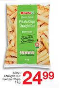 Spar Straight Cut Frozen Chips-1kg