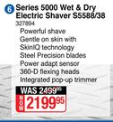 Philips Series 5000 Wet & Dry Electric Shaver S5588/38