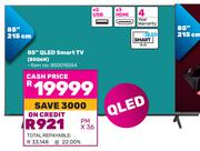 Hisense 215cm (85") QLED Smart TV 85Q6N