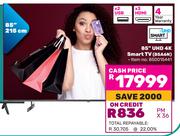 Hisense 215cm (85") UHD 4K Smart TV 85A6N