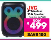 JVC 4" Wireless 15W Speaker