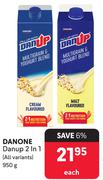 Danone Danup 2 In 1 (All variants)-950g Each