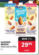 Almond Breeze Alternative Milk-1L Each