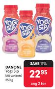 Danone Yogi Sip (All Variants)-For Any 2 x 250g