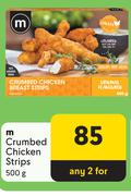 M Crumbed Chicken Strips-For 2 x 500g