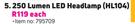 Camp Master 250 Lumne LED Headlamp HL104-Each