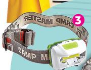 Camp Master Single Pack 3W LED Head Light HL044 1-Each