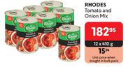 Rhodes Tomato & Onion Mix-12 x 410g