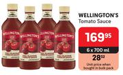 Wellington's Tomato Sauce-6 x 700ml