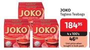 Joko Tagless Teabags-4 x 100's