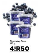 Blueberry Tubs-For 4 x 125g