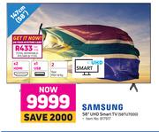 Samsung 58" UHD Smart TV 58TU7000