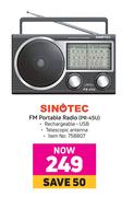 Sinotec FM Portable Radio PR-45U