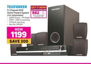 Telefunken 5.1 Channel DVD Home Theatre System THT-6000HDMIA