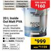 Fired Earth Inside Out Matt PVA 717524-20Ltr