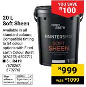 Fired Earth Soft Sheen 670278, 670271-20Ltr