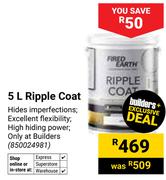Fired Earth Ripple Coat 850024981-5ltr