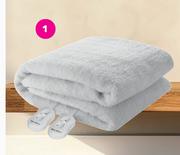 Pure Pleasure Sherpa Fully Fitted Single Electric Blanket