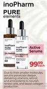 Ino Pharm Pure Elements Active Serums-Each