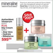 Mineraline Antioxidant Vitaserum 50ml Plus Day Cream 50ml