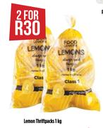 Lemon Thriftpacks-For 2 x 1kg