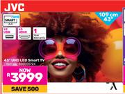 JVC 43"(109cm) UHD LED Smart TV