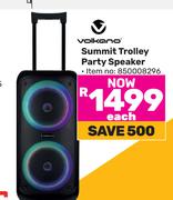 Volkano Summit Trolley Party Speaker